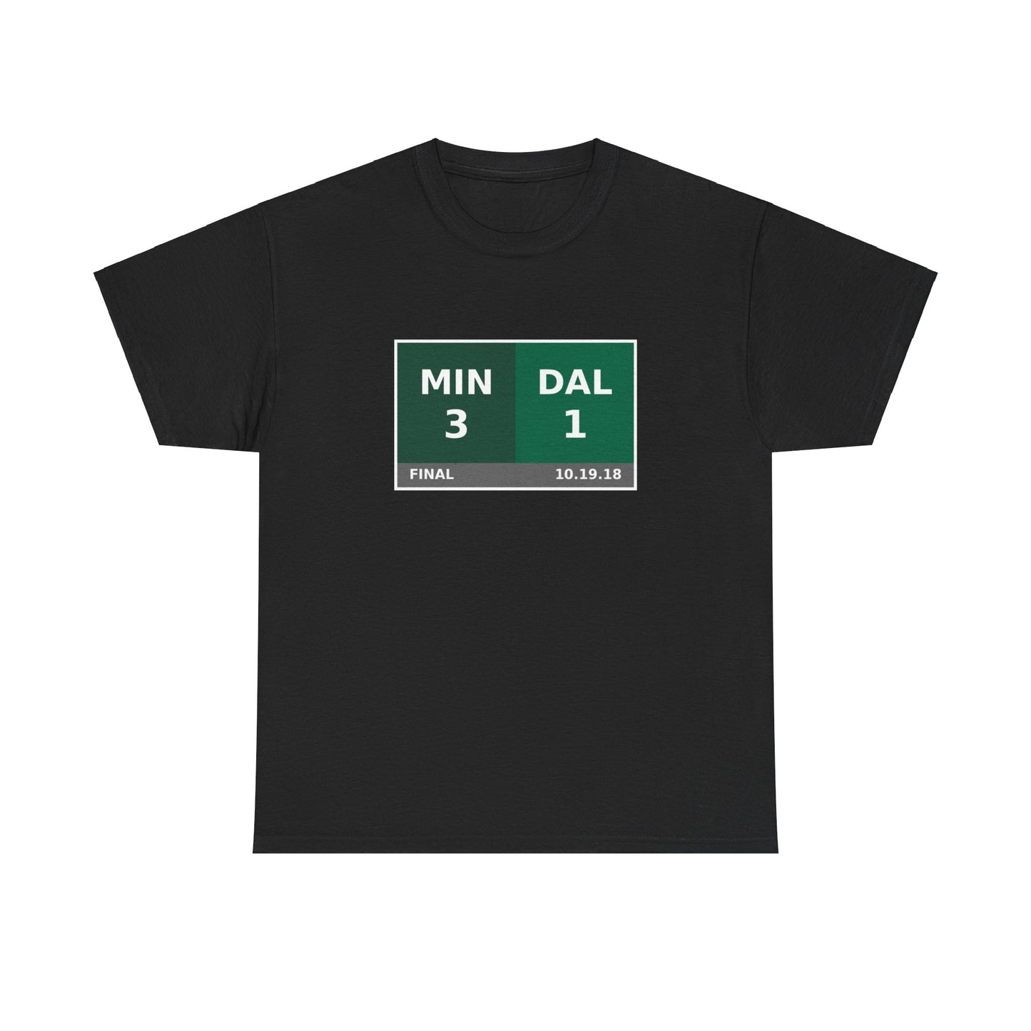 MIN vs DAL Scoreboard Tee 10.19.18