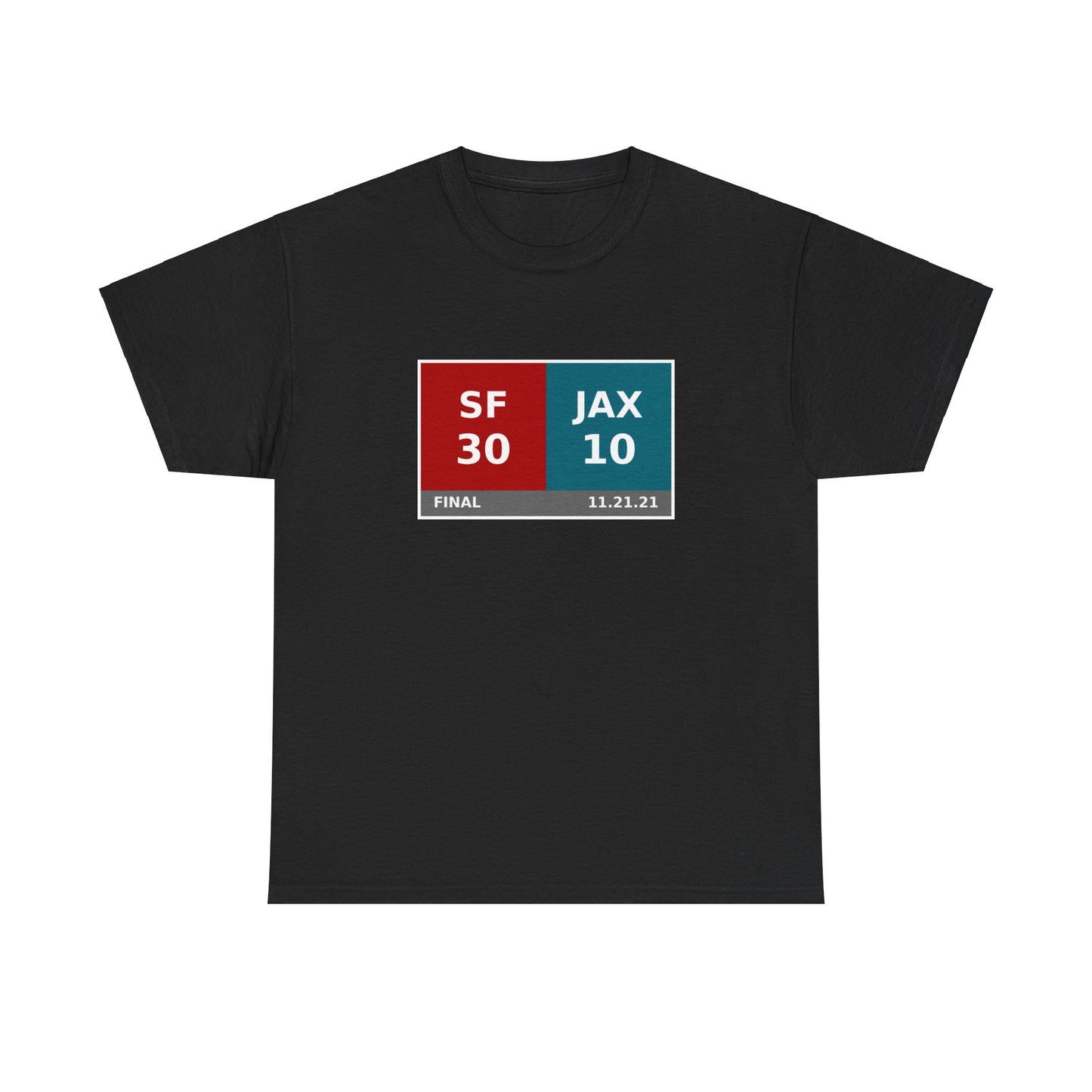 SF vs JAX Scoreboard Tee 11.21.21