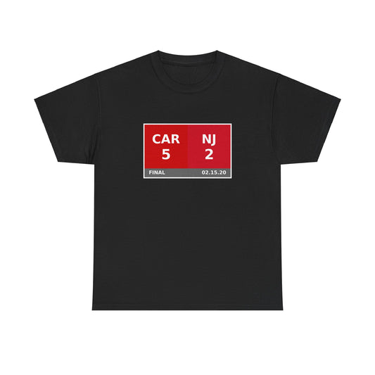 CAR vs NJ Scoreboard Tee 02.15.20