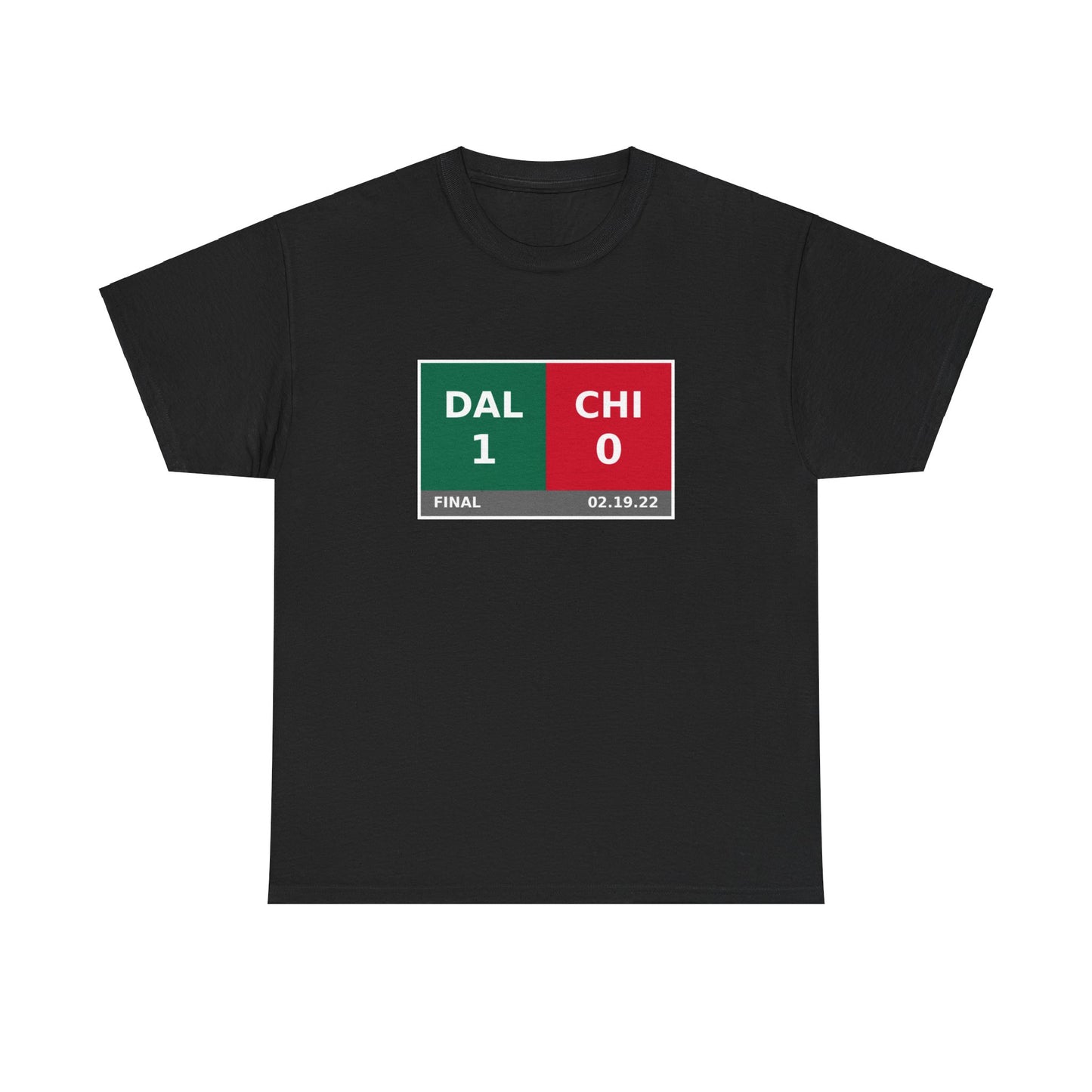 DAL vs CHI Scoreboard Tee 02.19.22