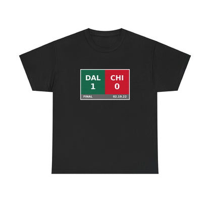 DAL vs CHI Scoreboard Tee 02.19.22