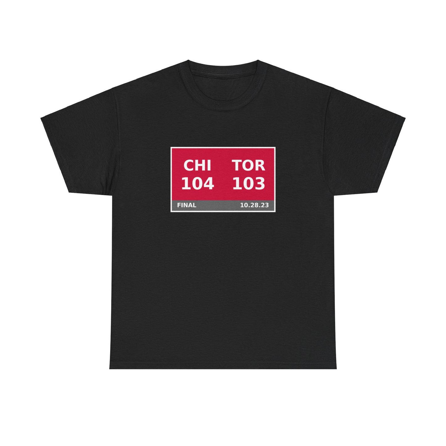 CHI vs TOR Scoreboard Tee 10.28.23