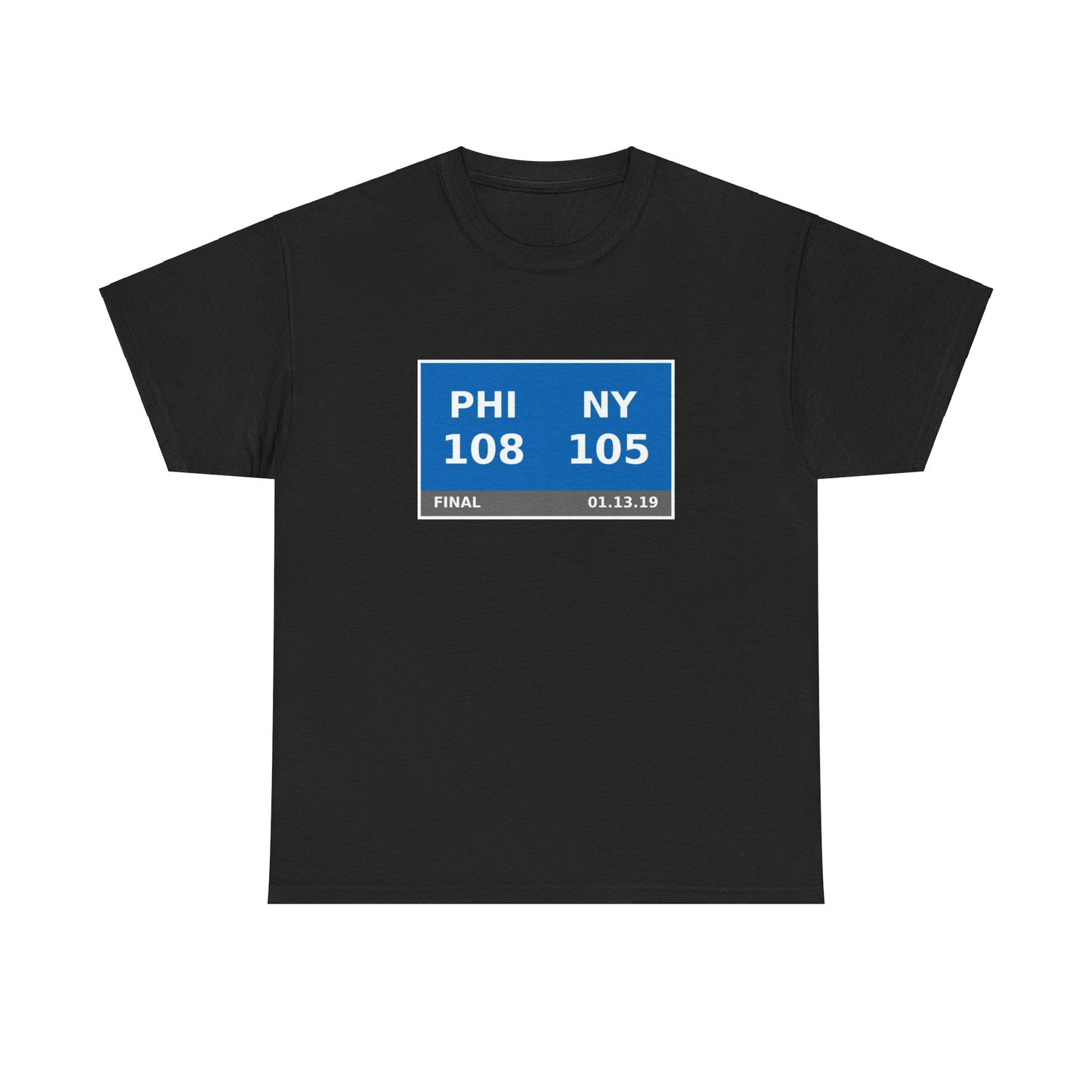 PHI vs NY Scoreboard Tee 01.13.19