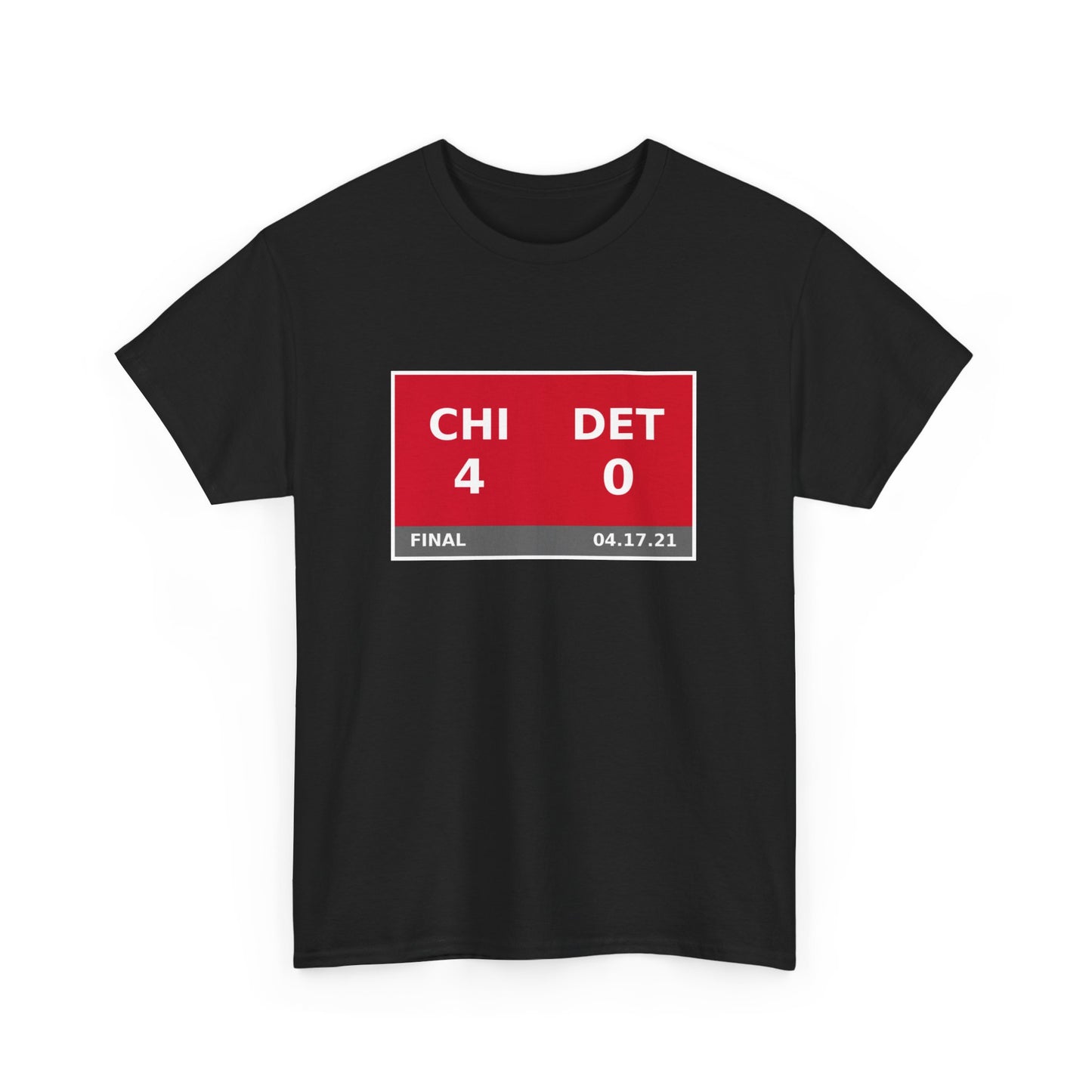 CHI vs DET Scoreboard Tee 04.17.21