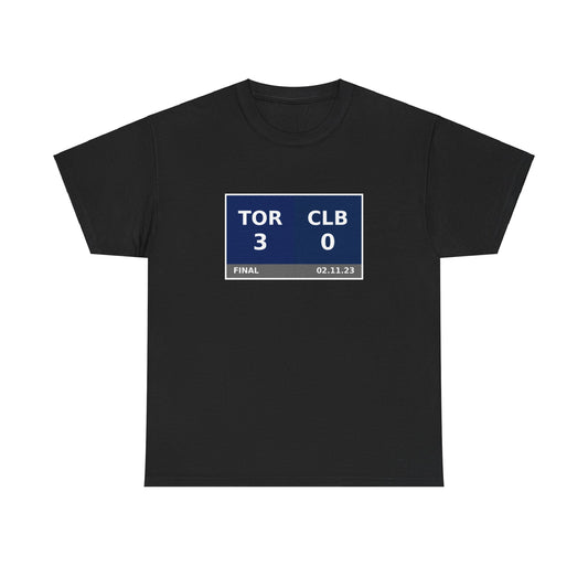 TOR vs CLB Scoreboard Tee 02.11.23