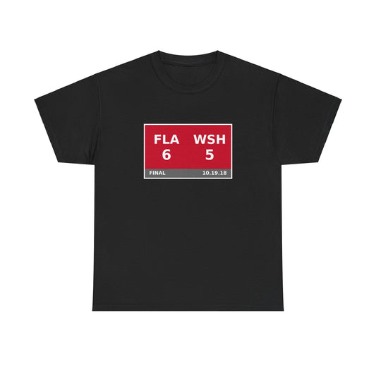 FLA vs WSH Scoreboard Tee 10.19.18