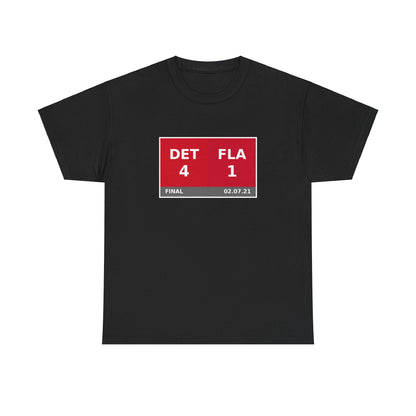 DET vs FLA Scoreboard Tee 02.07.21