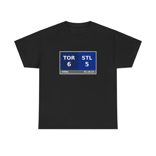 TOR vs STL Scoreboard Tee 01.16.22