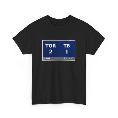 TOR vs TB Scoreboard Tee 03.10.20