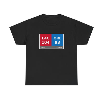 LAC vs ORL Scoreboard Tee 11.20.24