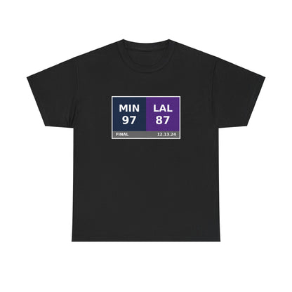 MIN vs LAL Scoreboard Tee 12.13.24