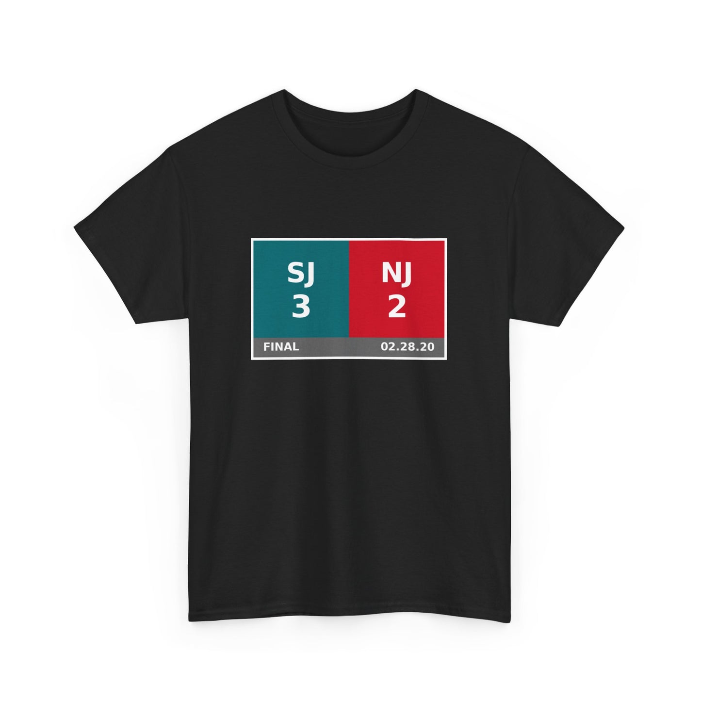 SJ vs NJ Scoreboard Tee 02.28.20