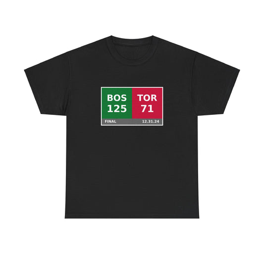 BOS vs TOR Scoreboard Tee 12.31.24