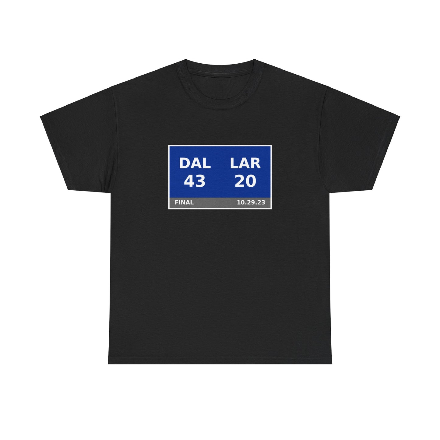 DAL vs LAR Scoreboard Tee 10.29.23