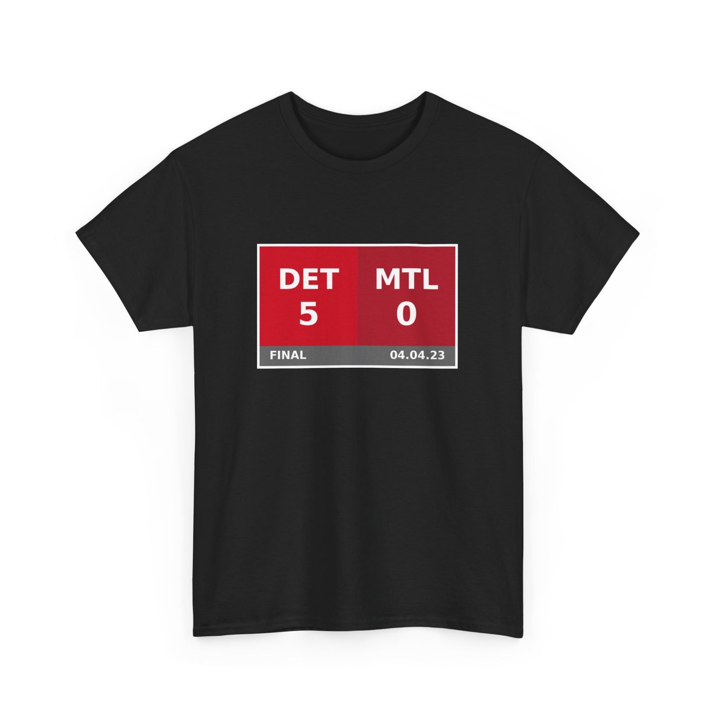 DET vs MTL Scoreboard Tee 04.04.23