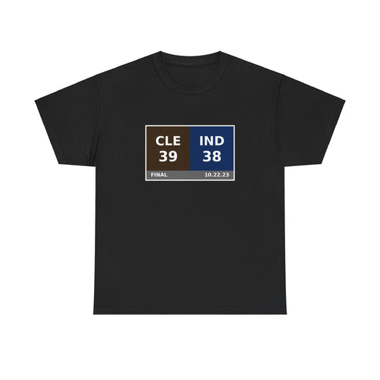 CLE vs IND Scoreboard Tee 10.22.23