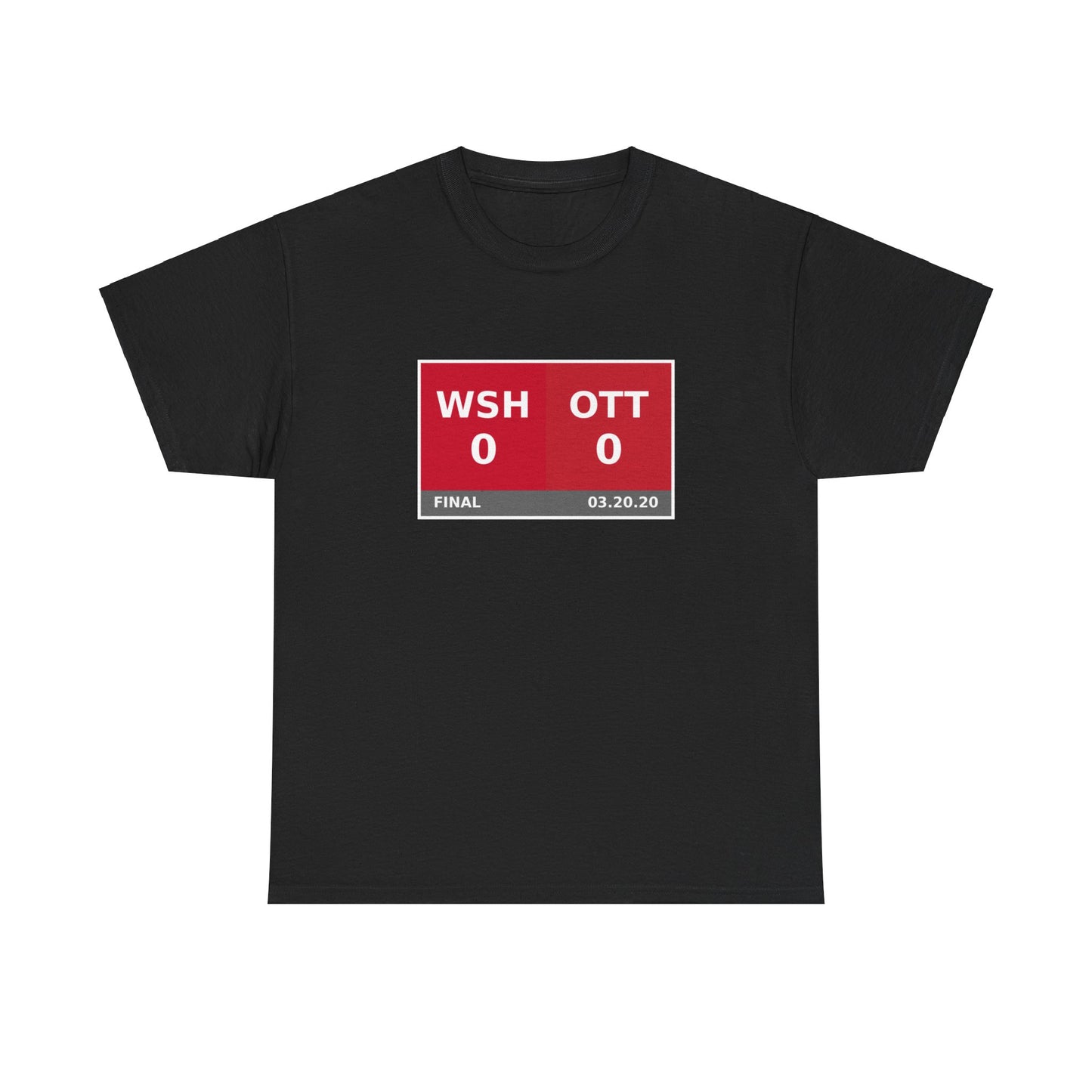 WSH vs OTT Scoreboard Tee 03.20.20