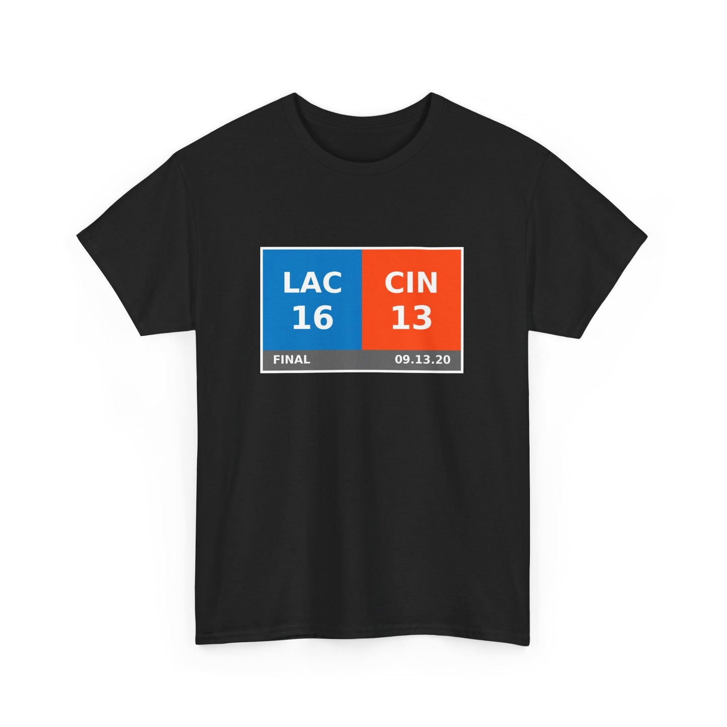 LAC vs CIN Scoreboard Tee 09.13.20