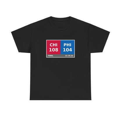 CHI vs PHI Scoreboard Tee 12.19.23