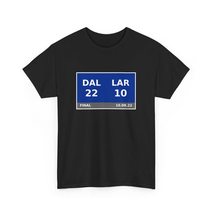 DAL vs LAR Scoreboard Tee 10.09.22