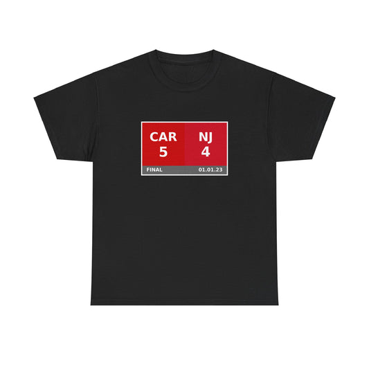 CAR vs NJ Scoreboard Tee 01.01.23