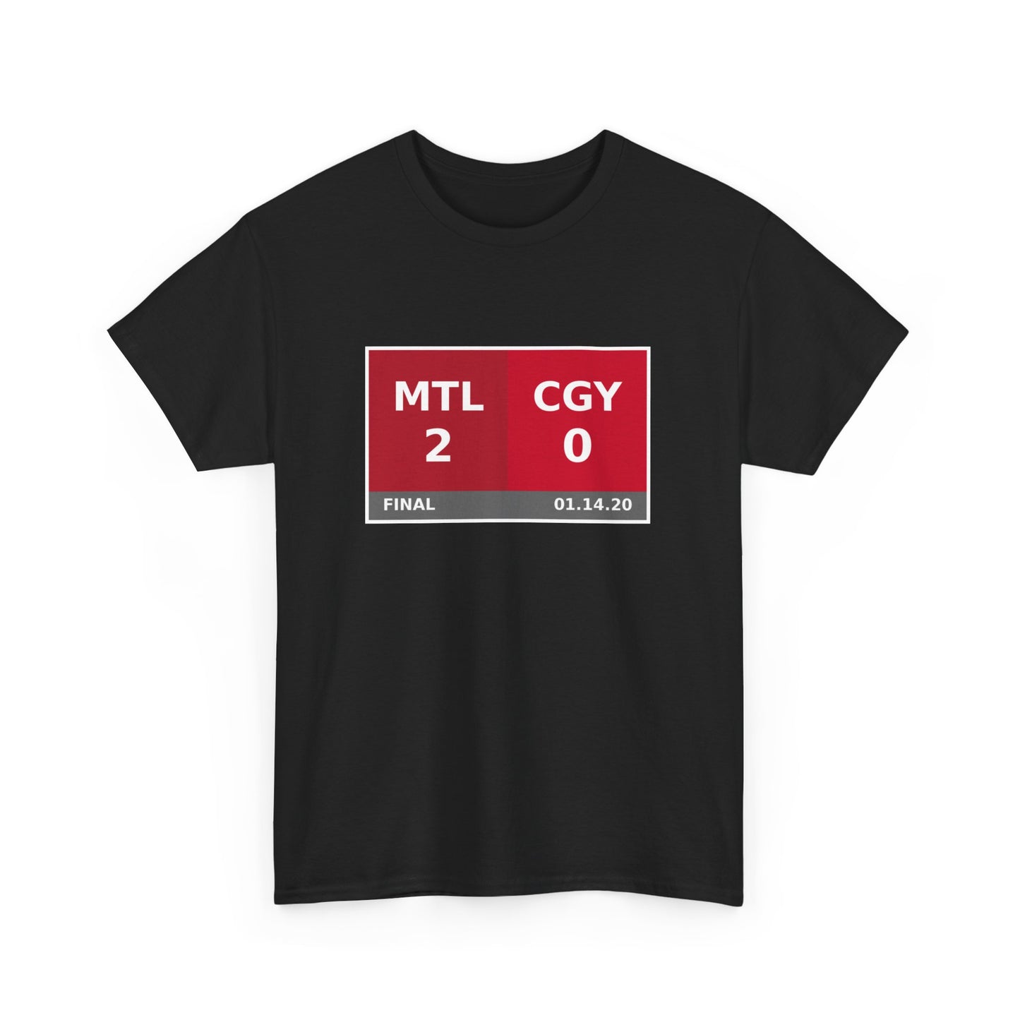 MTL vs CGY Scoreboard Tee 01.14.20