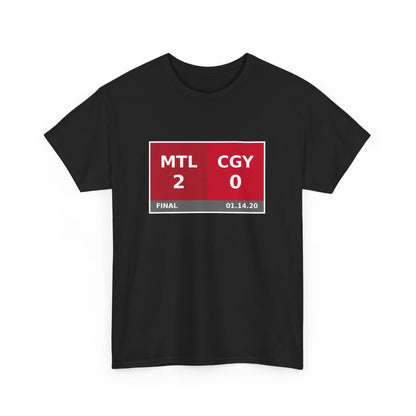 MTL vs CGY Scoreboard Tee 01.14.20