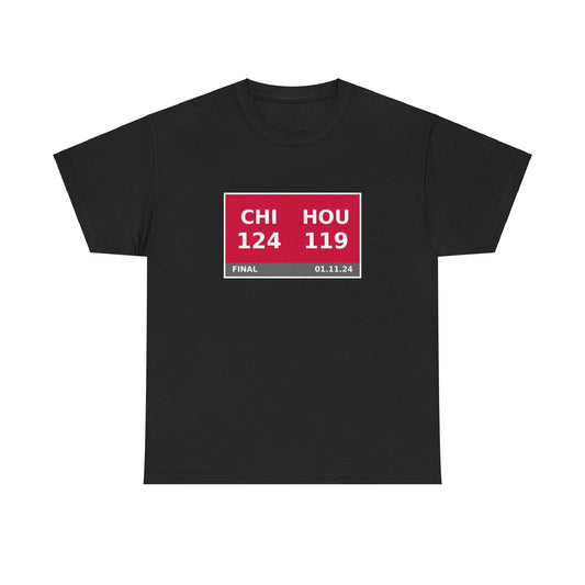 CHI vs HOU Scoreboard Tee 01.11.24