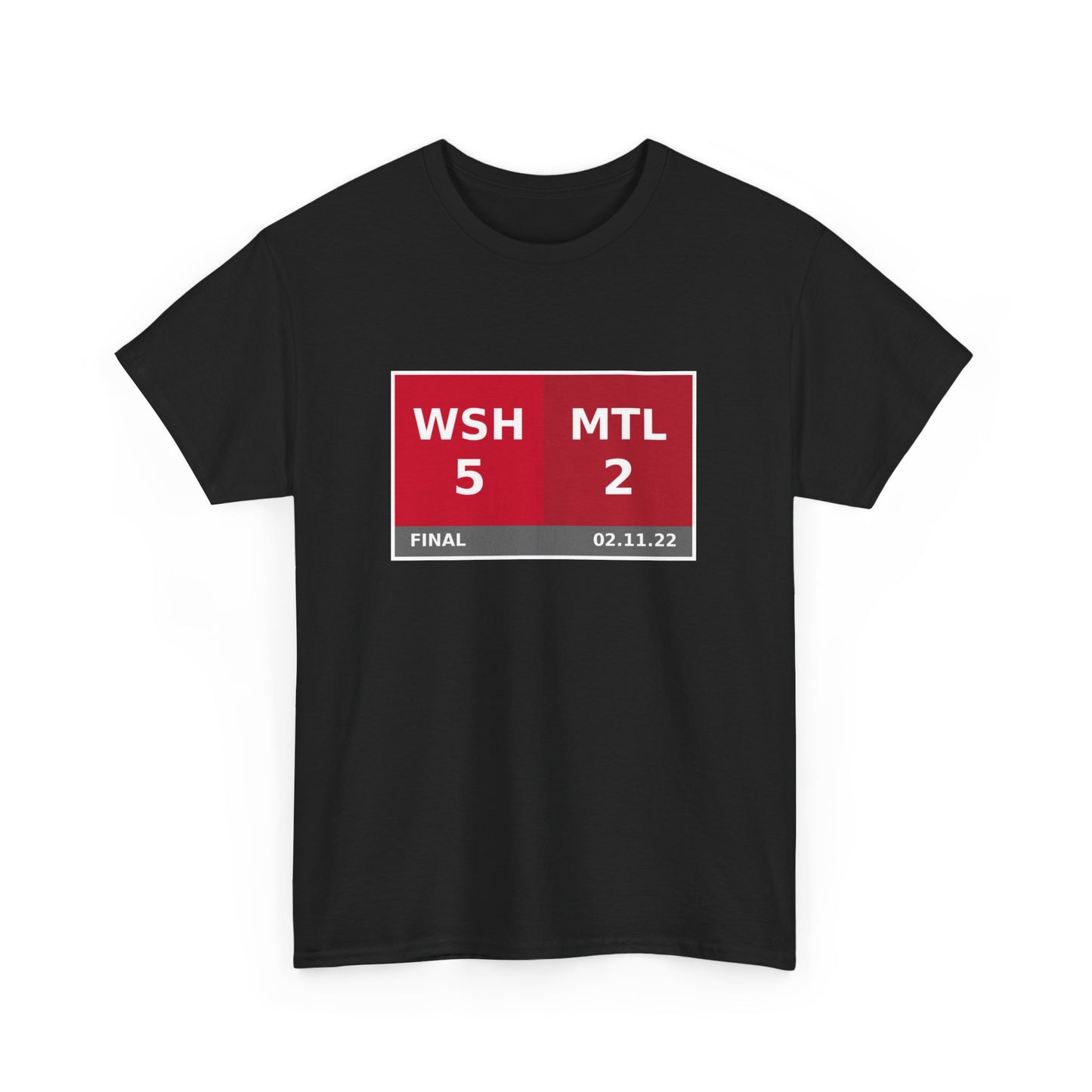 WSH vs MTL Scoreboard Tee 02.11.22