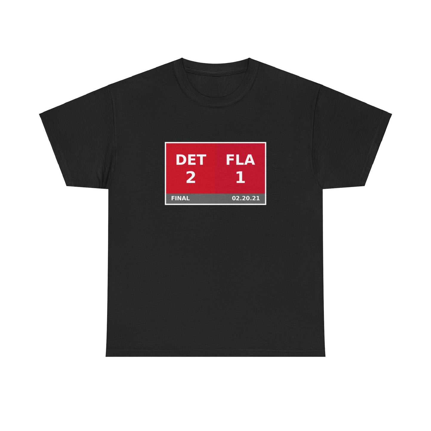 DET vs FLA Scoreboard Tee 02.20.21