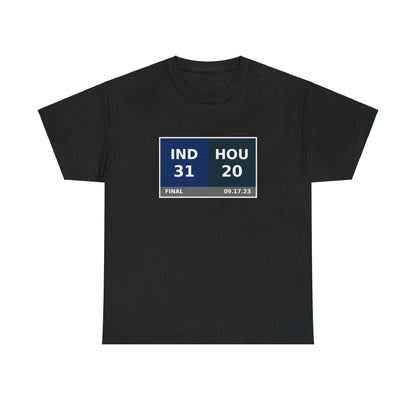 IND vs HOU Scoreboard Tee 09.17.23