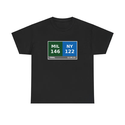 MIL vs NY Scoreboard Tee 12.06.23