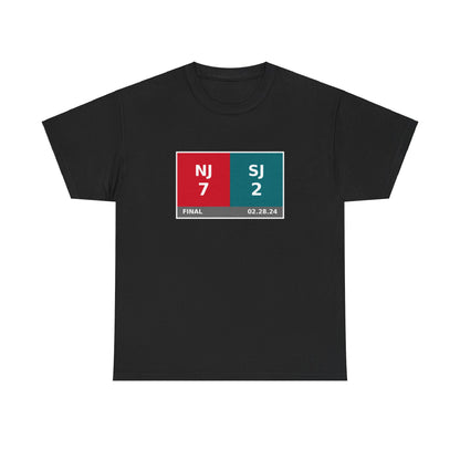 NJ vs SJ Scoreboard Tee 02.28.24