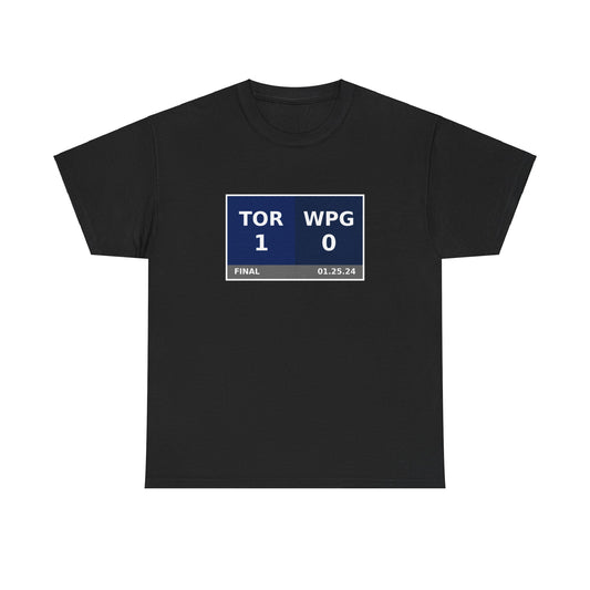 TOR vs WPG Scoreboard Tee 01.25.24