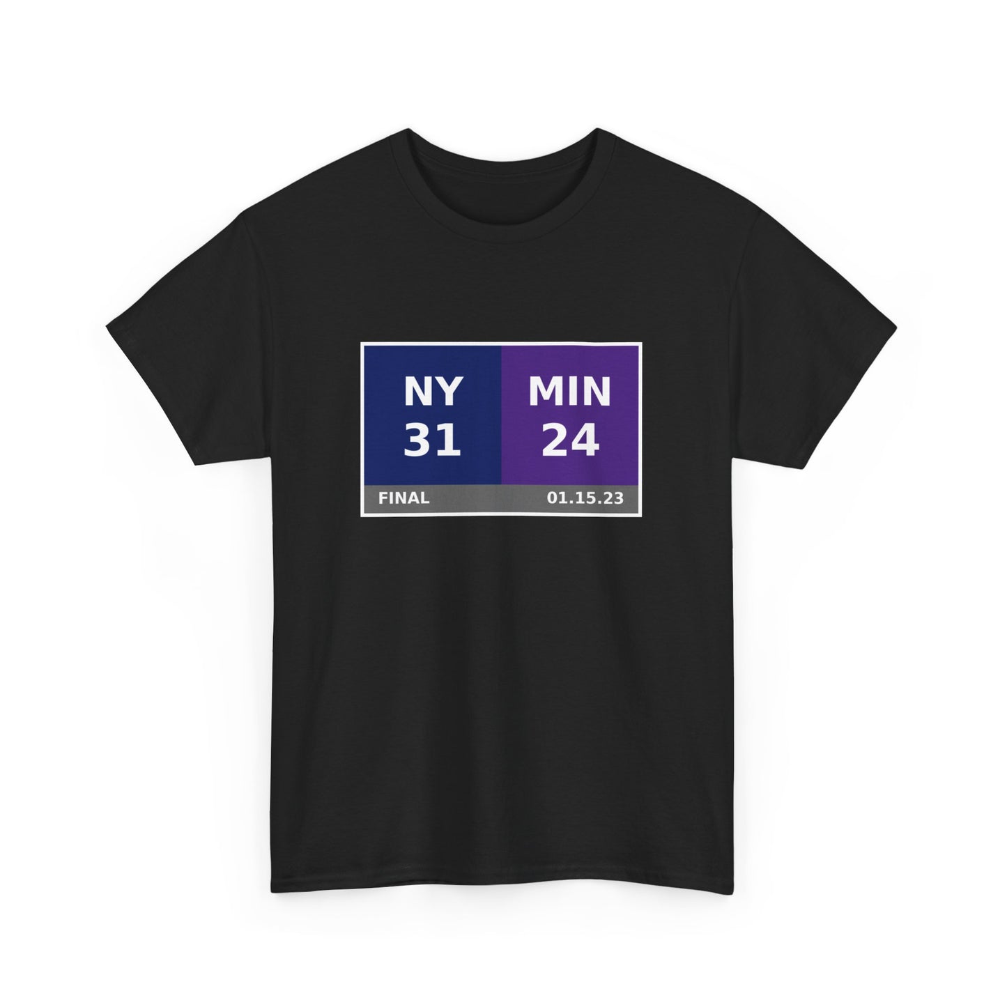 NY vs MIN Scoreboard Tee 01.15.23