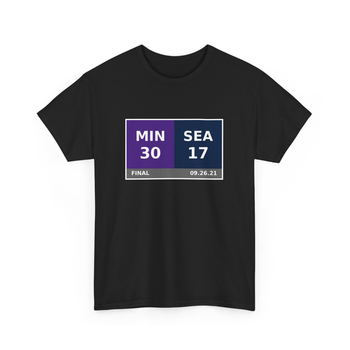 MIN vs SEA Scoreboard Tee 09.26.21