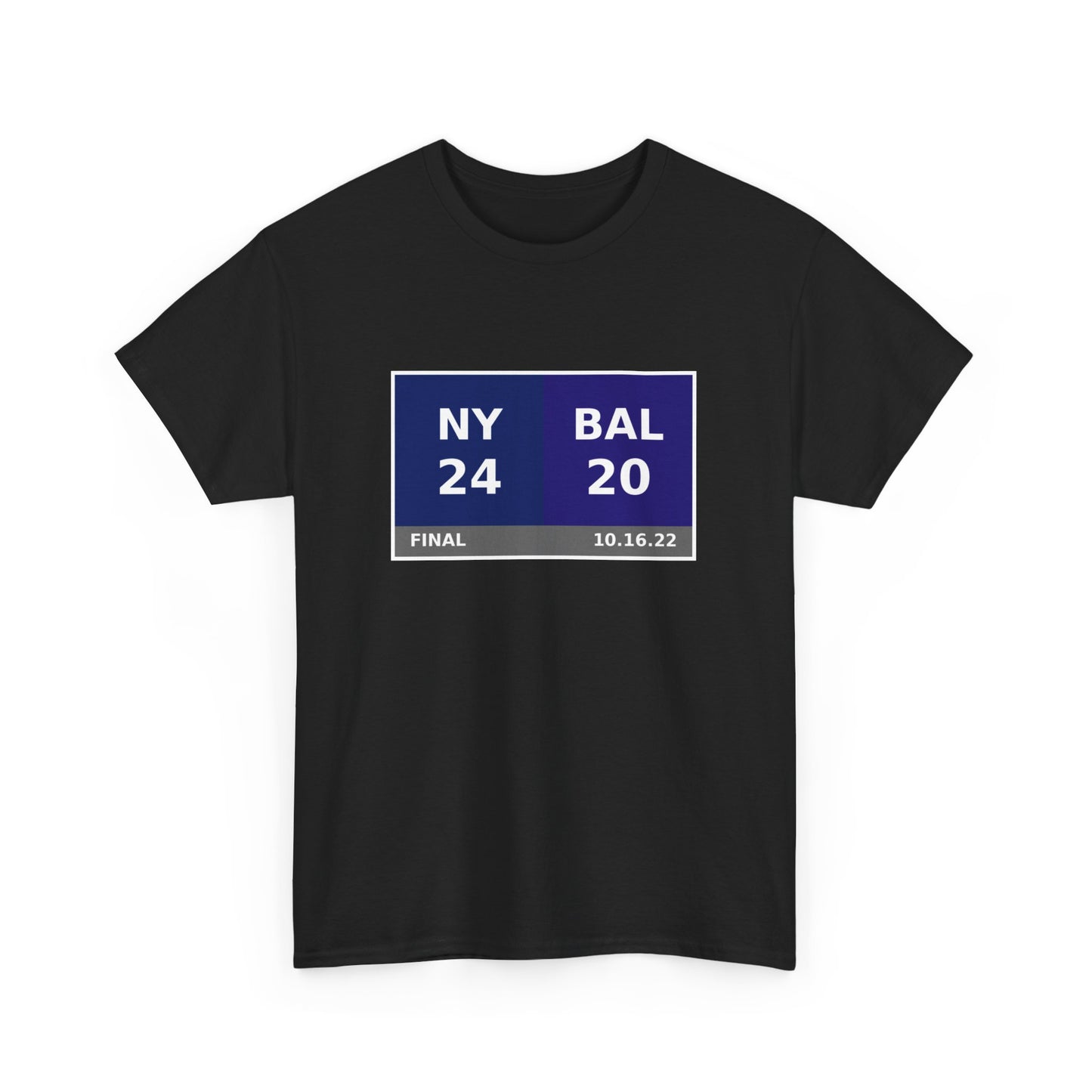 NY vs BAL Scoreboard Tee 10.16.22