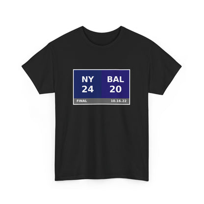 NY vs BAL Scoreboard Tee 10.16.22