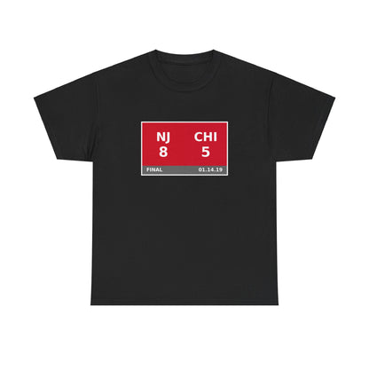 NJ vs CHI Scoreboard Tee 01.14.19