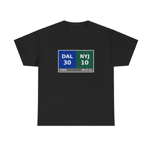 DAL vs NYJ Scoreboard Tee 09.17.23