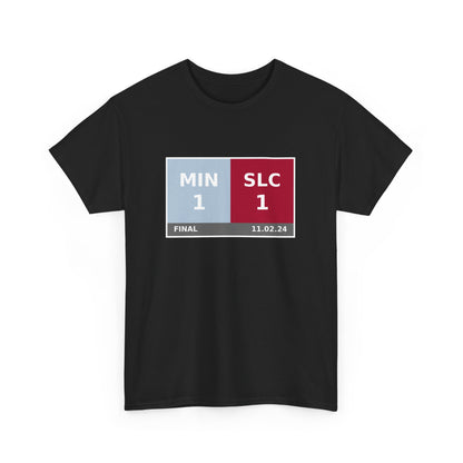 MIN vs SLC Scoreboard Tee 11.02.24