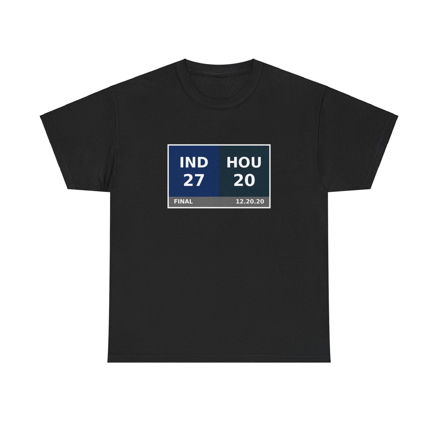 IND vs HOU Scoreboard Tee 12.20.20