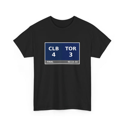 CLB vs TOR Scoreboard Tee 02.12.23