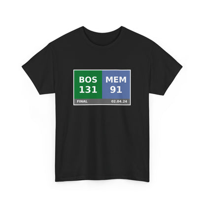 BOS vs MEM Scoreboard Tee 02.04.24