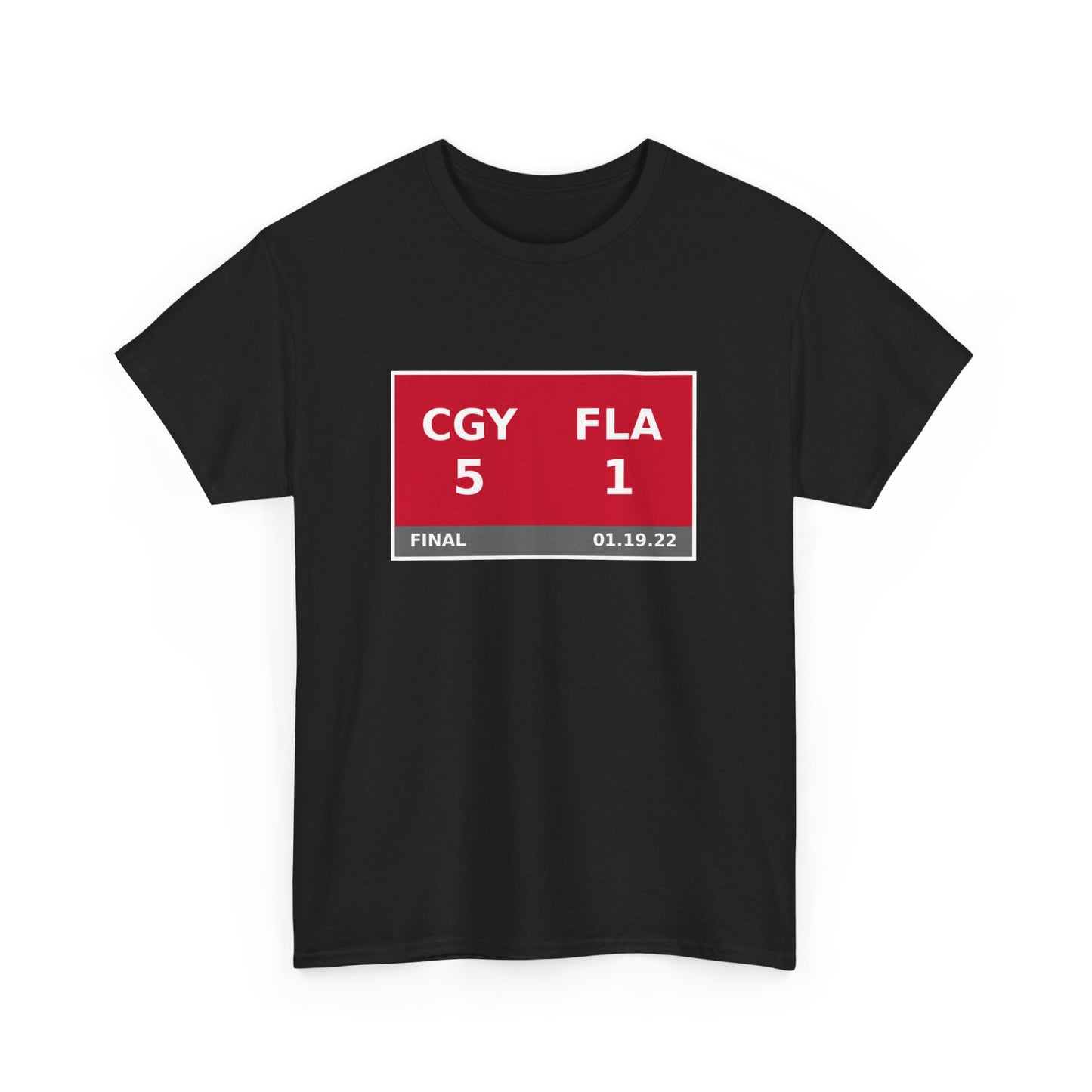 CGY vs FLA Scoreboard Tee 01.19.22