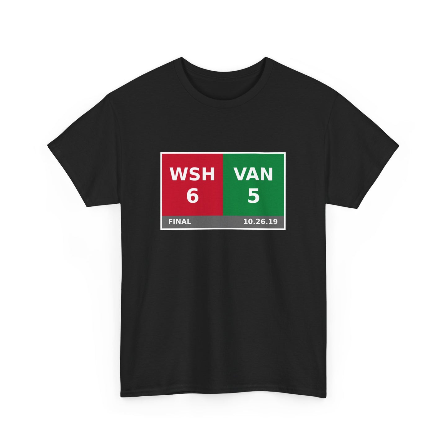 WSH vs VAN Scoreboard Tee 10.26.19