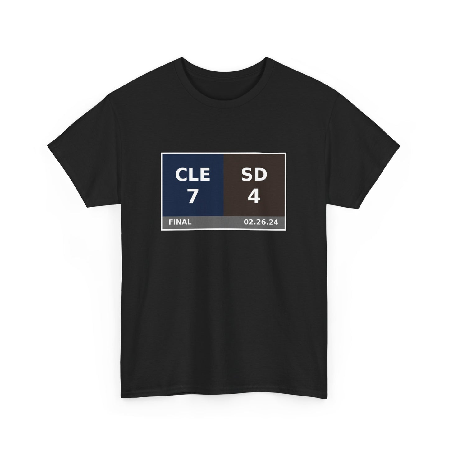 CLE vs SD Scoreboard Tee 02.26.24