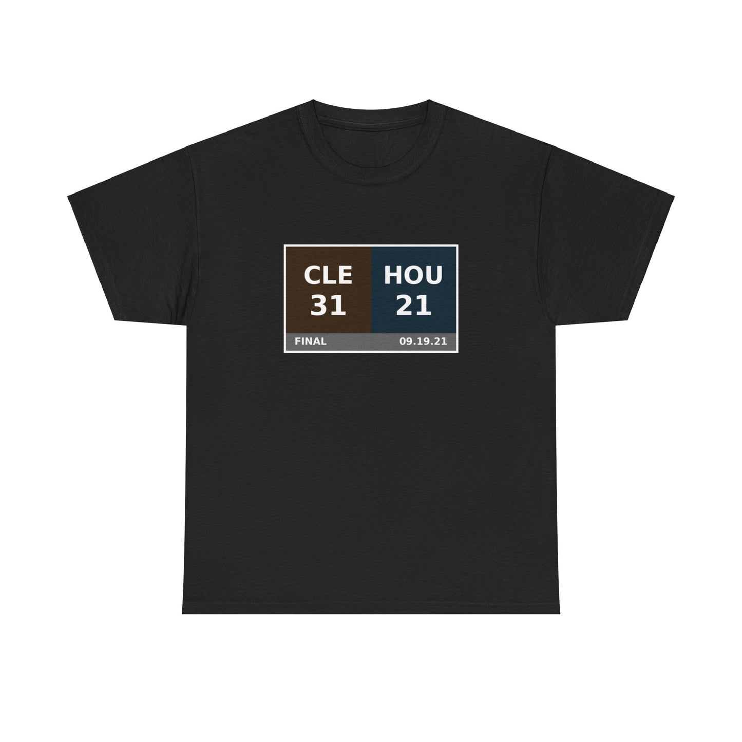 CLE vs HOU Scoreboard Tee 09.19.21