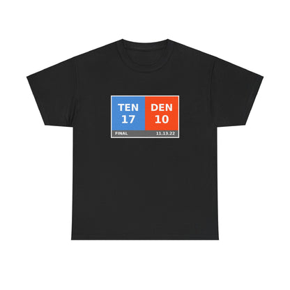 TEN vs DEN Scoreboard Tee 11.13.22