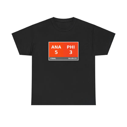 ANA vs PHI Scoreboard Tee 04.09.22